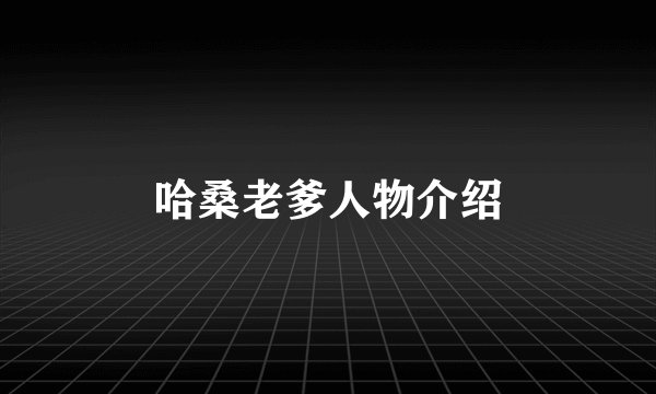 哈桑老爹人物介绍