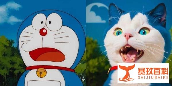 《哆啦A梦》真人化！大雄静香成超萌正太萝莉、哆啦A梦竟变尖叫猫