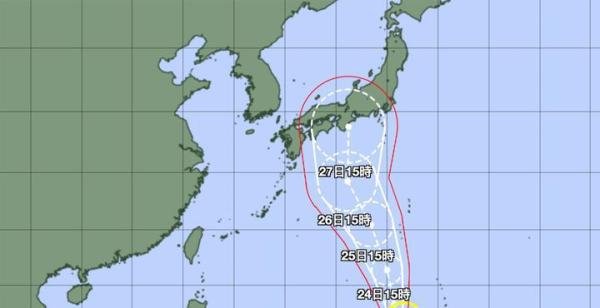 10号台风行动路线确定,不来中国,预报:登陆日本前加强到14级