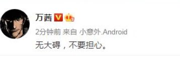 万茜发文报平安,她是因何出的交通事故?