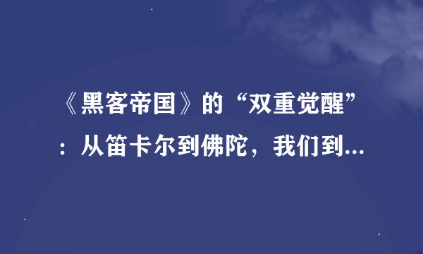 《黑客帝国》的“双重觉醒”:从笛卡尔到佛陀,我们到底醒来的是谁?