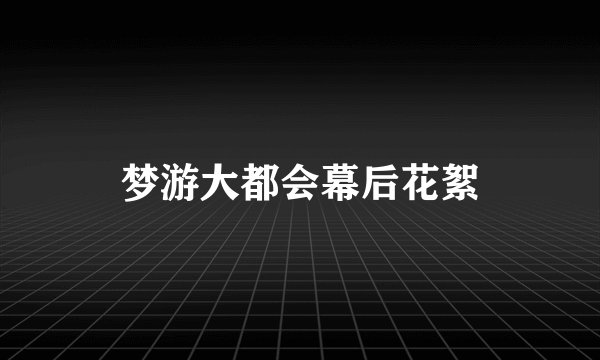 梦游大都会幕后花絮