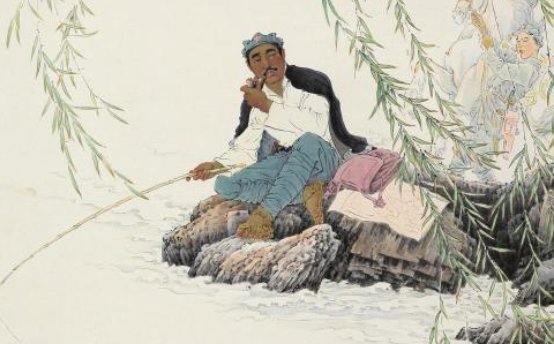 “任凭风浪起，稳坐钓鱼台”上句是什么？
