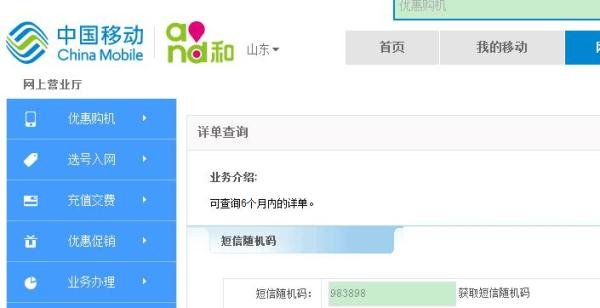 如何查询自己的话费详单