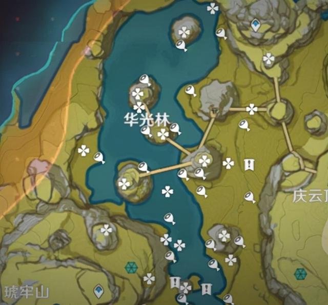 逐月符位置大全一览，原神逐月符位置全览