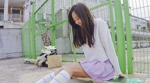 韩国滑板女神,有颜又有才