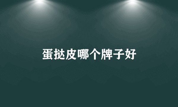 蛋挞皮哪个牌子好