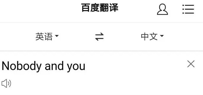 “ no one but you”是什么意思？