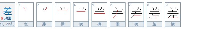 差生 的差的读音