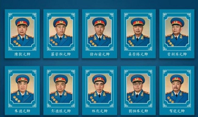 十大将的身高各自是多少？