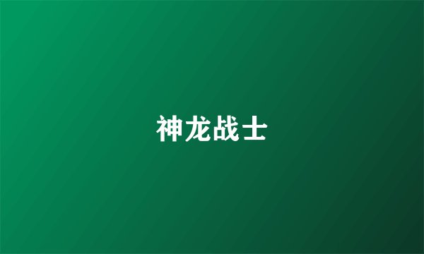 神龙战士