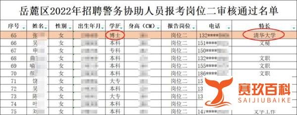清华女博士报考协警,未被录取?官方通报来了