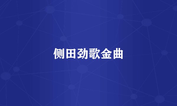 侧田劲歌金曲