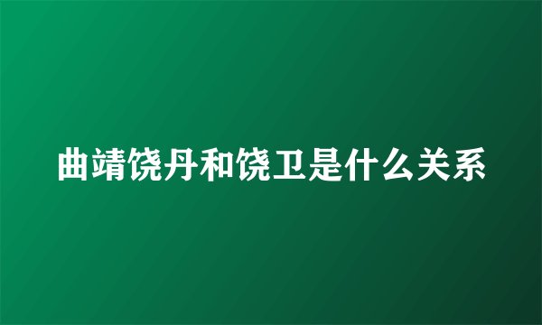 曲靖饶丹和饶卫是什么关系