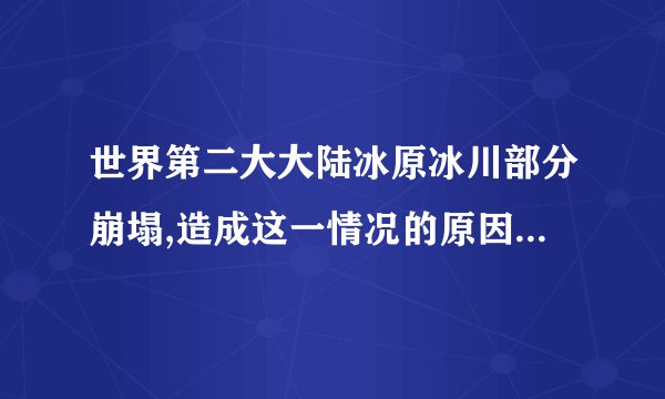 世界第二大大陆冰原冰川部分崩塌,造成这一情况的原因有哪些?
