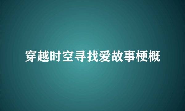 穿越时空寻找爱故事梗概