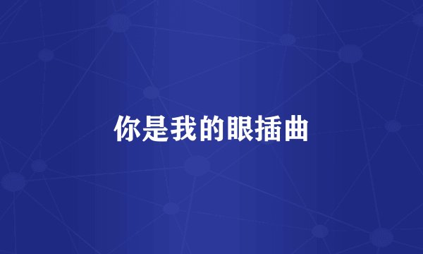 你是我的眼插曲