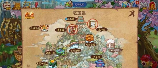 洛克王国云烟桃园的魔法石在哪里