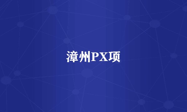 漳州PX项