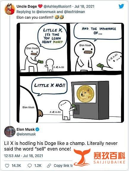 金色观察 | Elon Musk更改推特头像后 狗狗币大涨10%