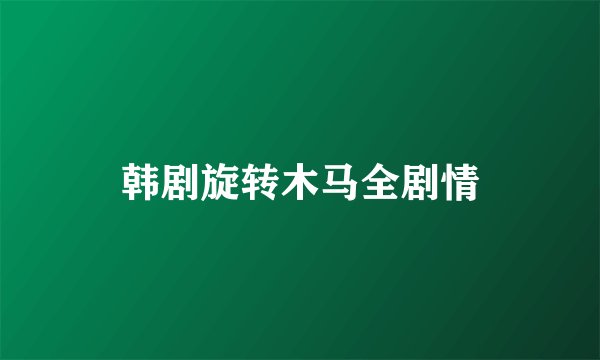 韩剧旋转木马全剧情