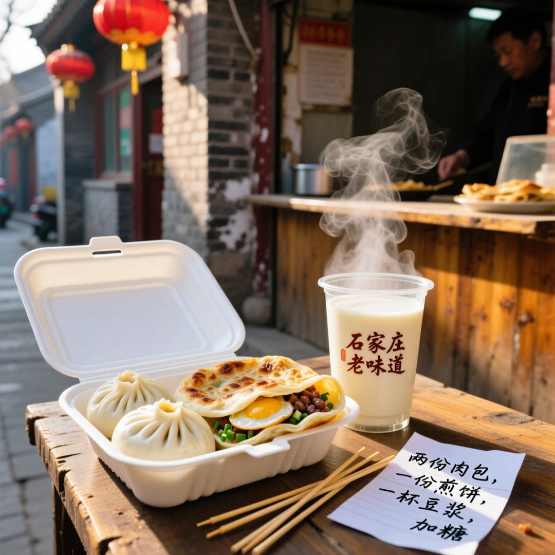 石家庄饭店有早餐外卖吗