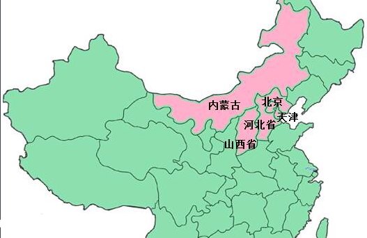 中国按大区划分华北、东北、华东、华中、华南、西南、西北各包括哪些省份?