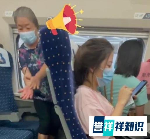 女子高铁调座椅被后座老人踹回 这是咋情况？