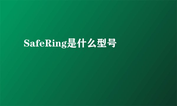 SafeRing是什么型号
