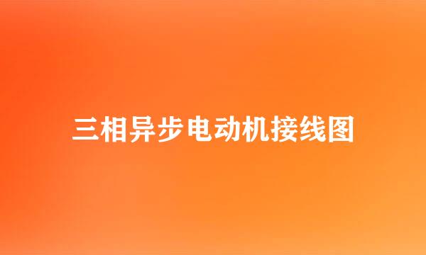 三相异步电动机接线图