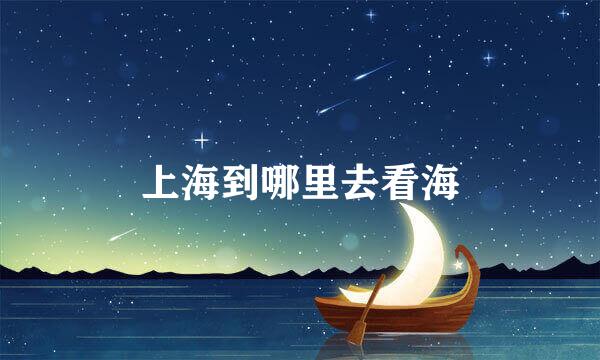 上海到哪里去看海