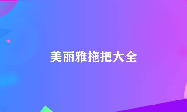 美丽雅拖把大全