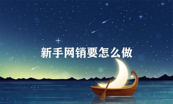新手网销要怎么做