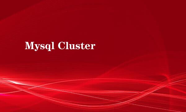 Mysql Cluster
