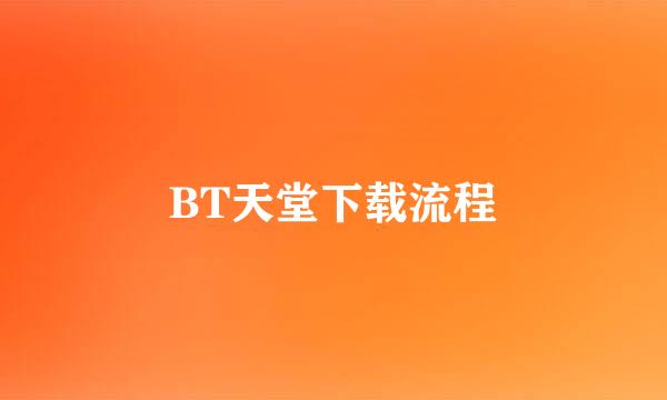 BT天堂下载流程
