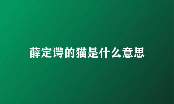 薛定谔的猫是什么意思
